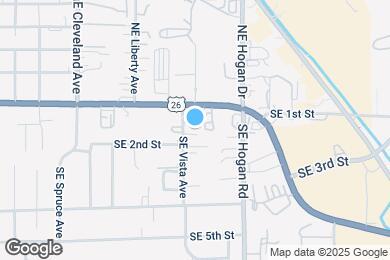 Map image of the property - 110 SE Vista Ave
