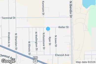Map image of the property - 1633 Ryer St