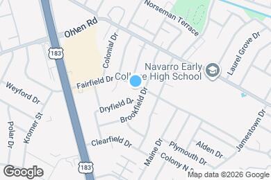 Map image of the property - 1403 Fairfield Dr