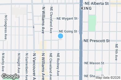 Map image of the property - 4426 Northeast Rodney Avenue