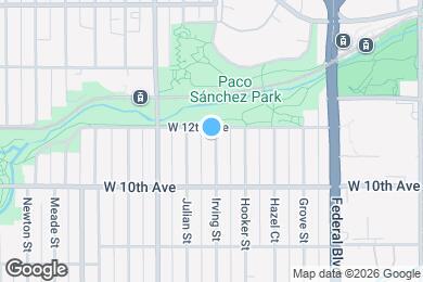 Map image of the property - 1075 Irving St