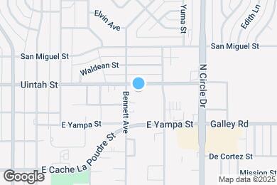 Map image of the property - 2617 E Uintah St