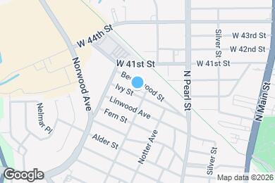 Map image of the property - 617 Ivy St