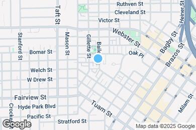 Map image of the property - 2006 Bailey St