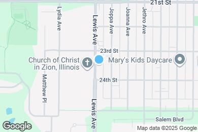 Map image of the property - 2325 Lewis Ave