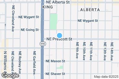 Map image of the property - 638 NE Prescott St