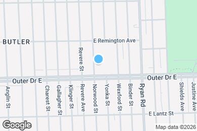 Map image of the property - 19942 Norwood St