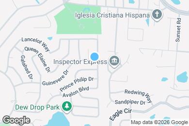 Map image of the property - 1525 Guinevere Dr