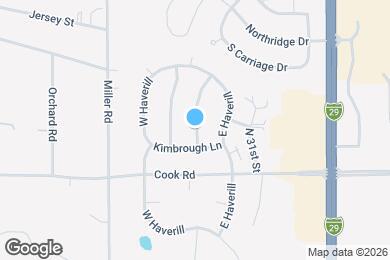 Map image of the property - 4206 N 30th Ter