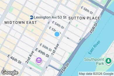 Map image of the property - Spacious 1 Bed Flex 2 with In-Unit W/D in Prime Midtown East