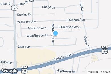 Map image of the property - 103 E Jefferson Ave
