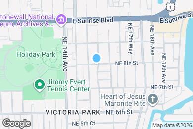 Map image of the property - 1620 NE 8th St