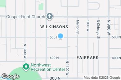 Map image of the property - 1125 W 500 N