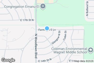 Map image of the property - 6521 E Farmview St