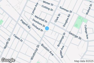 Map image of the property - 93 Winthrop St