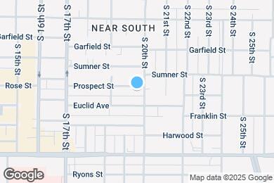 Map image of the property - 1965 Prospect St