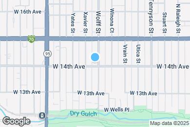 Map image of the property - 1401 Wolff St