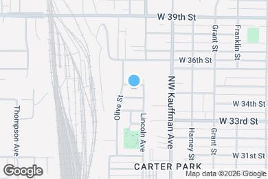 Map image of the property - 1113 W 35th Way