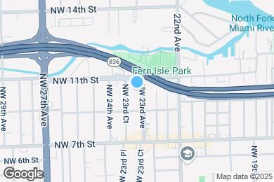 Map image of the property - 1010 NW 23rd Ave