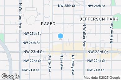 Map image of the property - 705 NW 24th St.