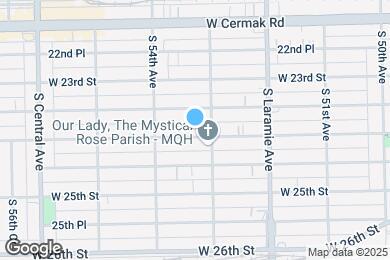 Map image of the property - 5312 W 24th St