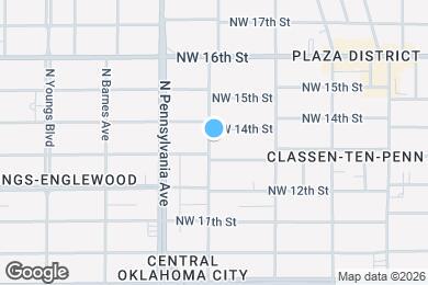 Map image of the property - 1412 N Virginia Ave
