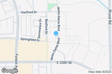 Map image of the property - 1878 Notre Dame Blvd