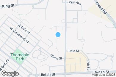 Map image of the property - 913 Columbine Ave