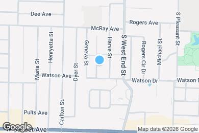Map image of the property - 607 Zachary St