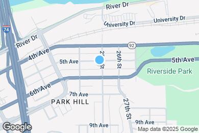 Map image of the property - 2430 5th Ave