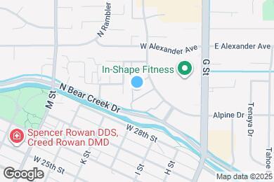 Map image of the property - Bear Creek Park & Creekside Apartments