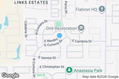 Map image of the property - 1105 E Nardini St