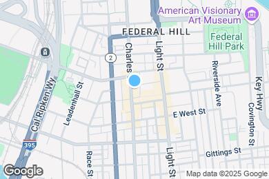 Map image of the property - 1047 S Charles St