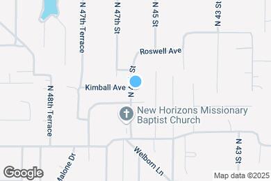Map image of the property - 2819 N 46th St