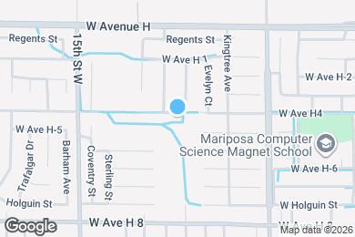 Map image of the property - 1212 W Ave H4