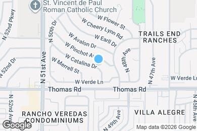 Map image of the property - 4824 W Catalina Dr