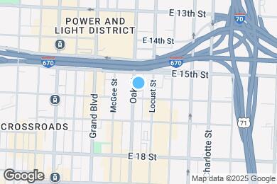 Map image of the property - 1523 Oak St