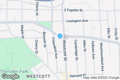 Map image of the property - 1924 E Genesee St