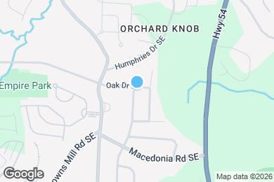 Map image of the property - 483 Oak Dr SE