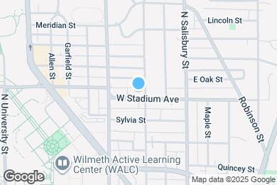 Map image of the property - 308 W Stadium Ave