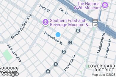 Map image of the property - 1525 Carondelet St
