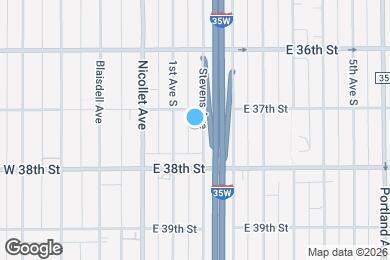 Map image of the property - 3714 Stevens Ave