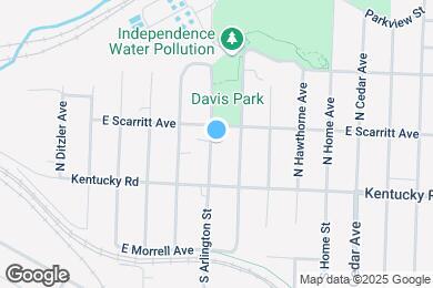 Map image of the property - 117 N Arlington Ave