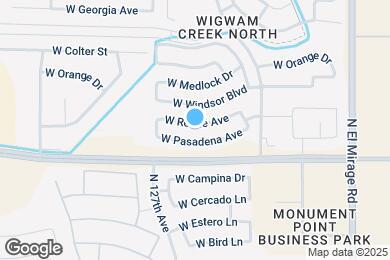 Map image of the property - 12601 W Reade Ave