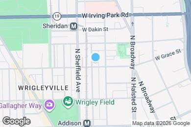 Map image of the property - 3801 N Wilton Ave