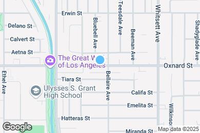 Map image of the property - 12648 Oxnard St