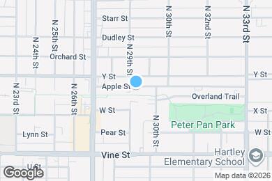Map image of the property - 2905 Apple St