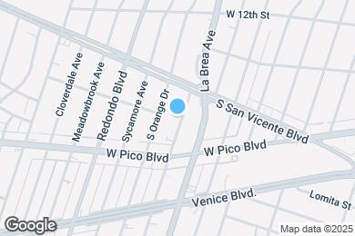 Map image of the property - 1339 S Mansfield Ave