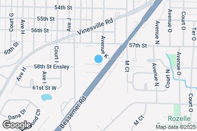Map image of the property - 1120 Bessemer Rd
