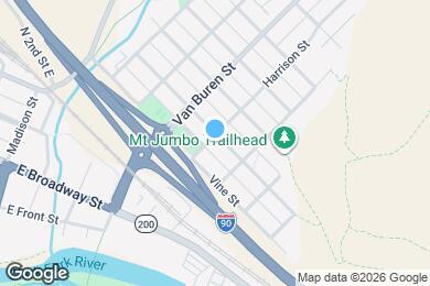 Map image of the property - 1007 Poplar St